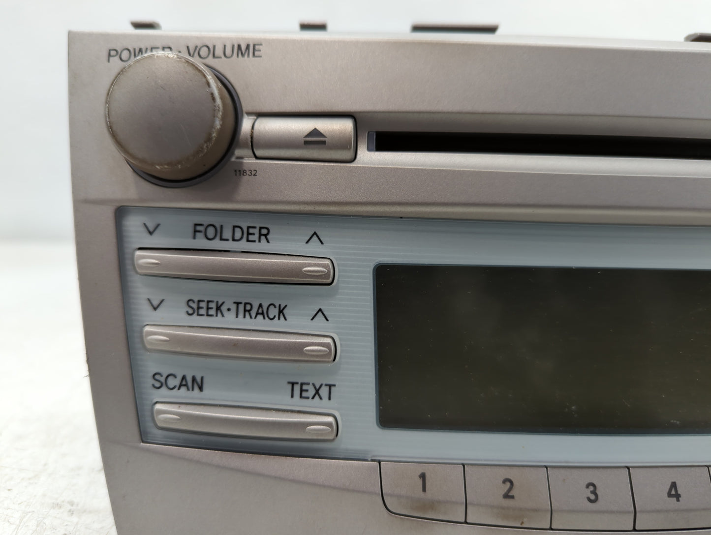 2007-2009 Toyota Camry Radio AM FM Cd Player Receiver Replacement P/N:86120-06181 Fits Fits 2007 2008 2009 OEM Used Auto Par