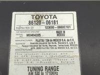 2007-2009 Toyota Camry Radio AM FM Cd Player Receiver Replacement P/N:86120-06181 Fits Fits 2007 2008 2009 OEM Used Auto Par