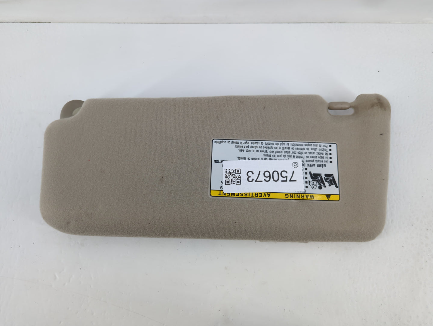 2007-2011 Toyota Camry Sun Visor Shade Replacement Passenger Right Mirror Fits Fits 2007 2008 2009 2010 2011 OEM Used Auto P