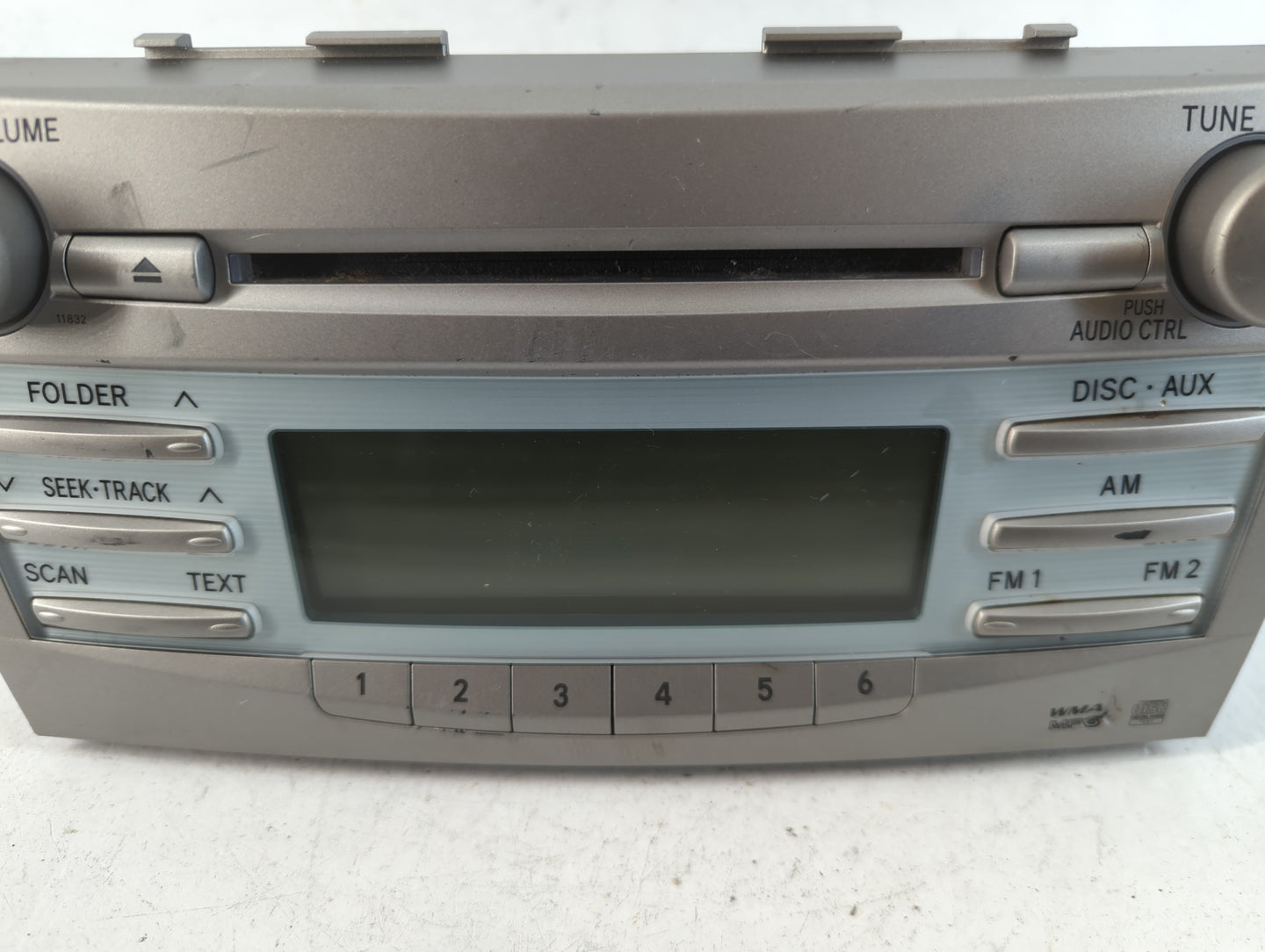 2007-2009 Toyota Camry Radio AM FM Cd Player Receiver Replacement P/N:86120-06181 Fits Fits 2007 2008 2009 OEM Used Auto Par