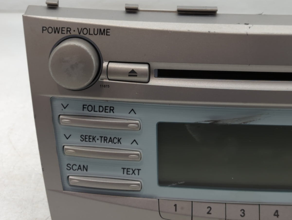 2007-2009 Toyota Camry Am Fm Cd Player Radio Receiver 763669 - Oemusedautoparts1.com