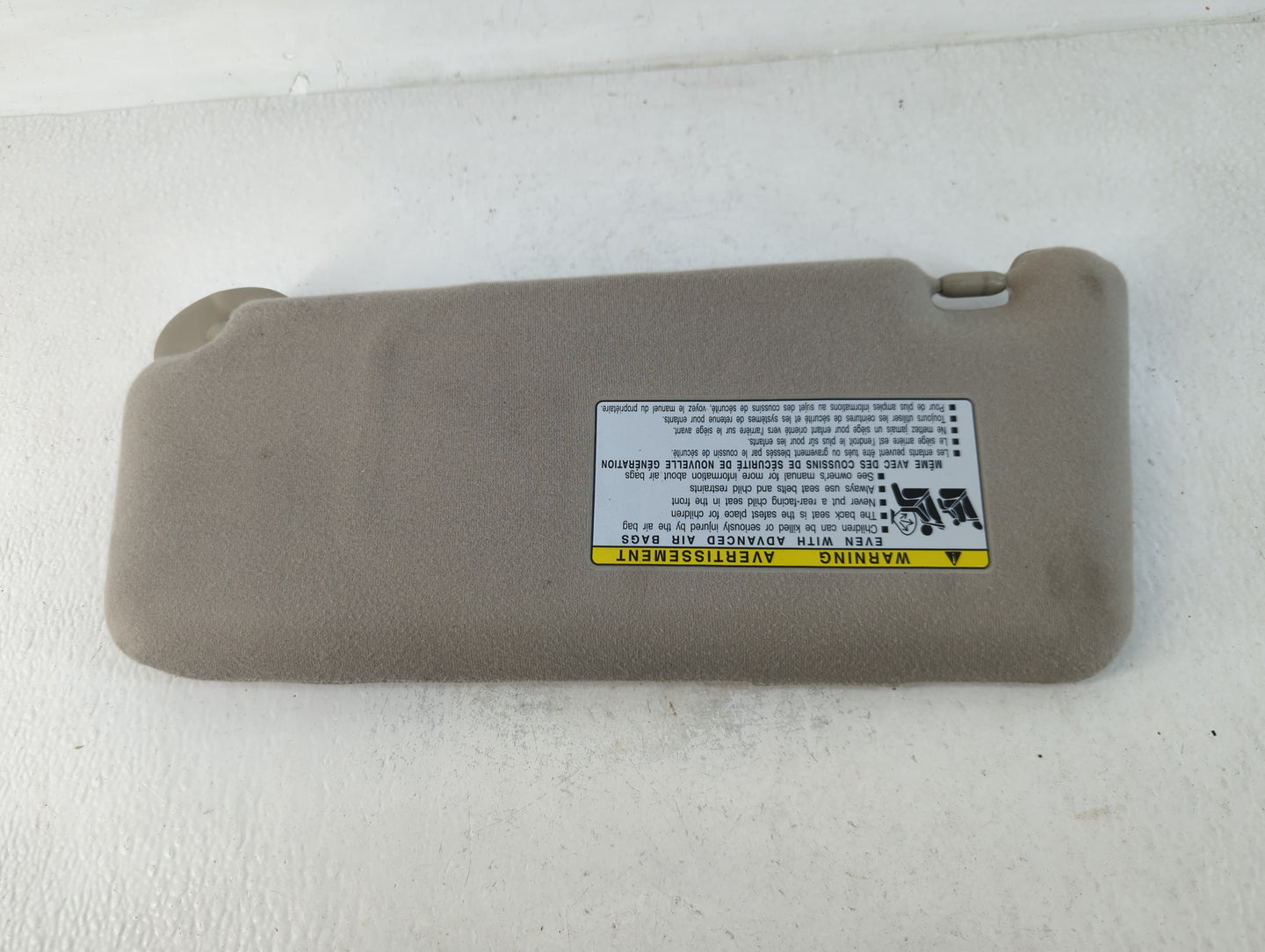 2007-2011 Toyota Camry Sun Visor Shade Replacement Passenger Right Mirror Fits Fits 2007 2008 2009 2010 2011 OEM Used Auto P