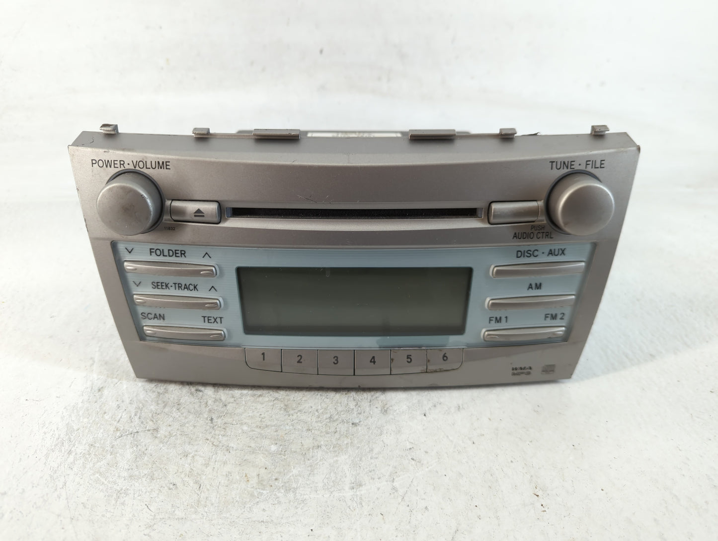 2007-2009 Toyota Camry Radio AM FM Cd Player Receiver Replacement P/N:86120-06181 Fits Fits 2007 2008 2009 OEM Used Auto Par