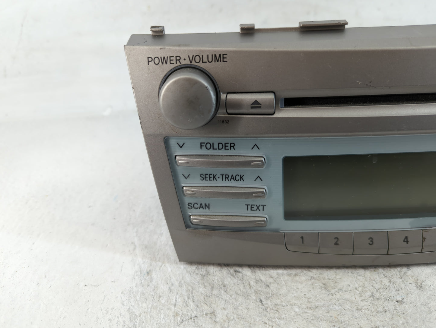 2007-2009 Toyota Camry Radio AM FM Cd Player Receiver Replacement P/N:86120-06181 Fits Fits 2007 2008 2009 OEM Used Auto Par