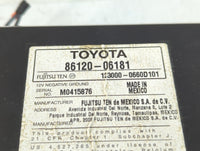 2007-2009 Toyota Camry Radio AM FM Cd Player Receiver Replacement P/N:86120-06181 Fits Fits 2007 2008 2009 OEM Used Auto Par