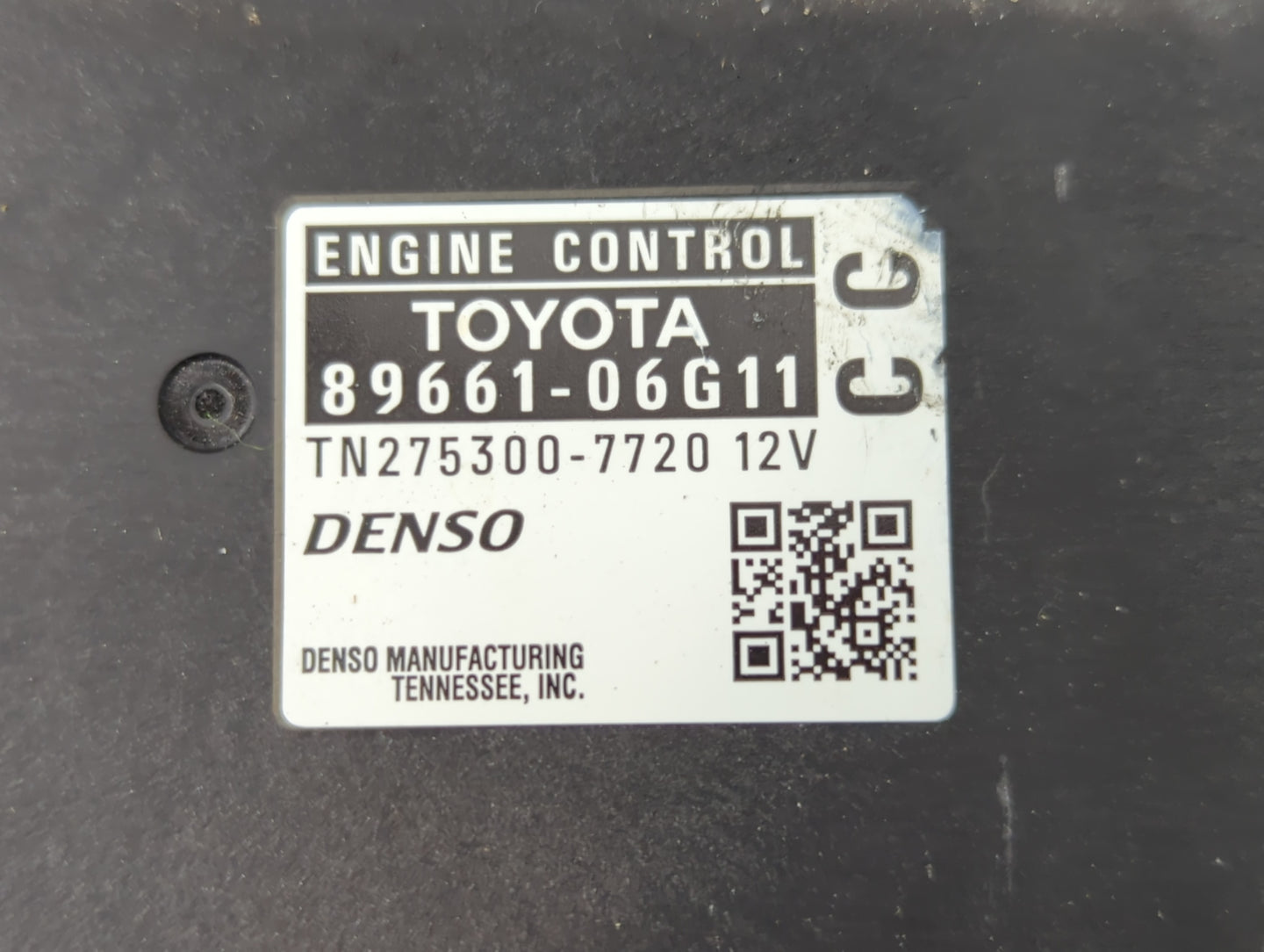 2008-2009 Toyota Camry PCM Engine Control Computer ECU ECM PCU OEM P/N:89661-06G11 Fits Fits 2008 2009 OEM Used Auto Parts -