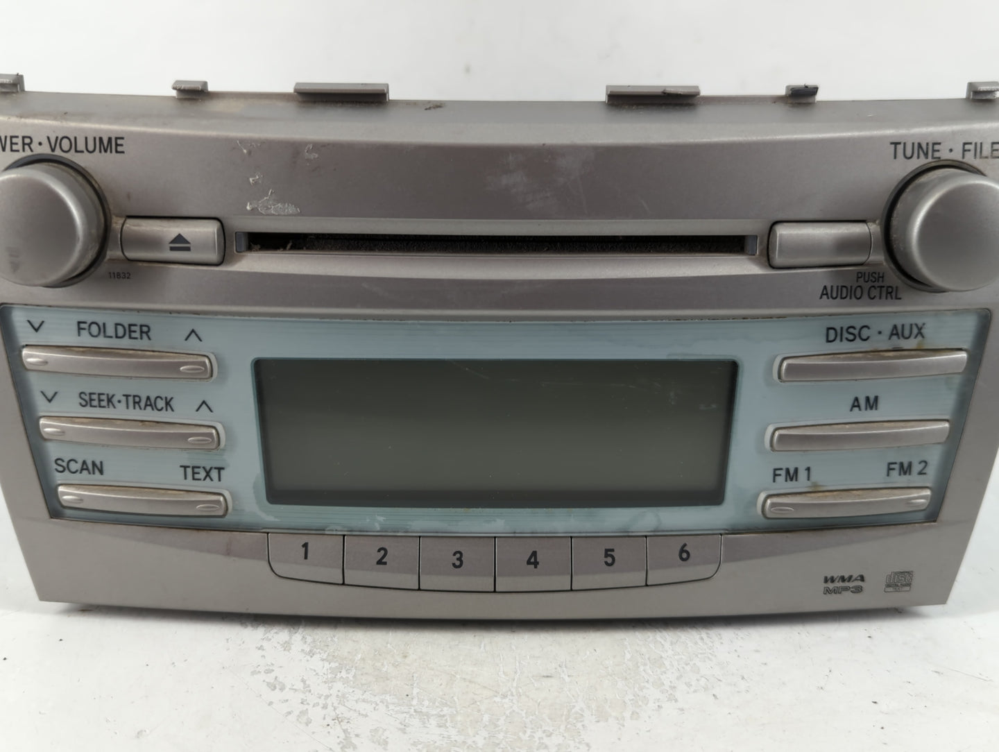 2007-2009 Toyota Camry Radio AM FM Cd Player Receiver Replacement P/N:86120-06181 Fits Fits 2007 2008 2009 OEM Used Auto Par