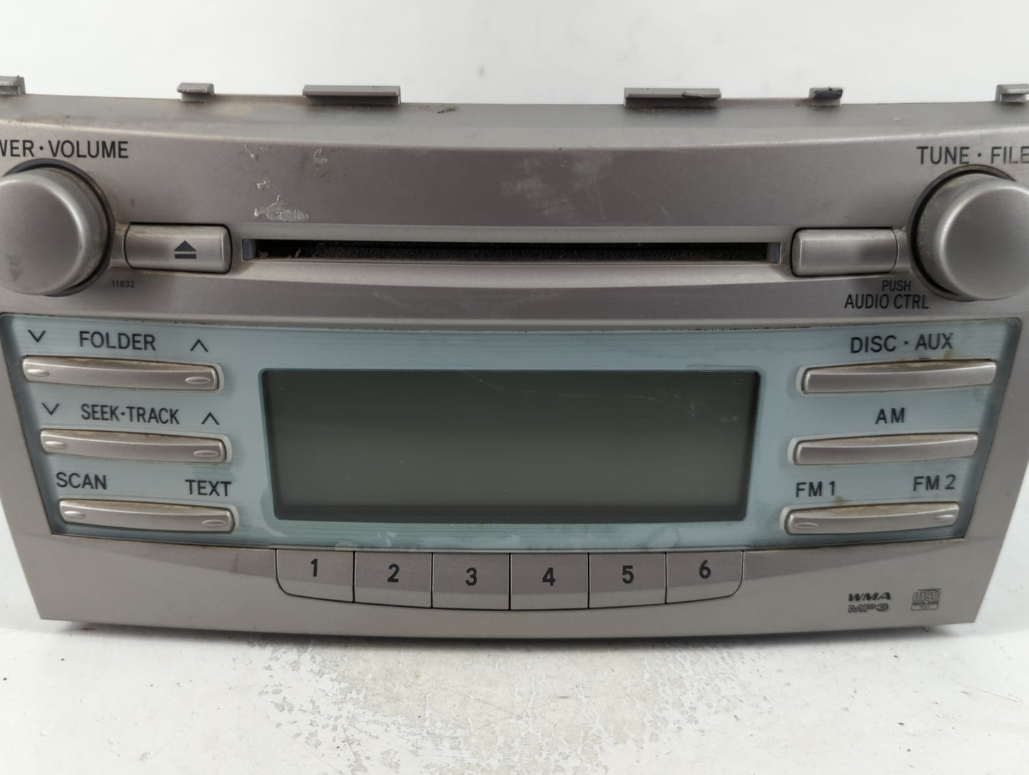 2007-2009 Toyota Camry Radio AM FM Cd Player Receiver Replacement P/N:86120-06181 Fits Fits 2007 2008 2009 OEM Used Auto Par