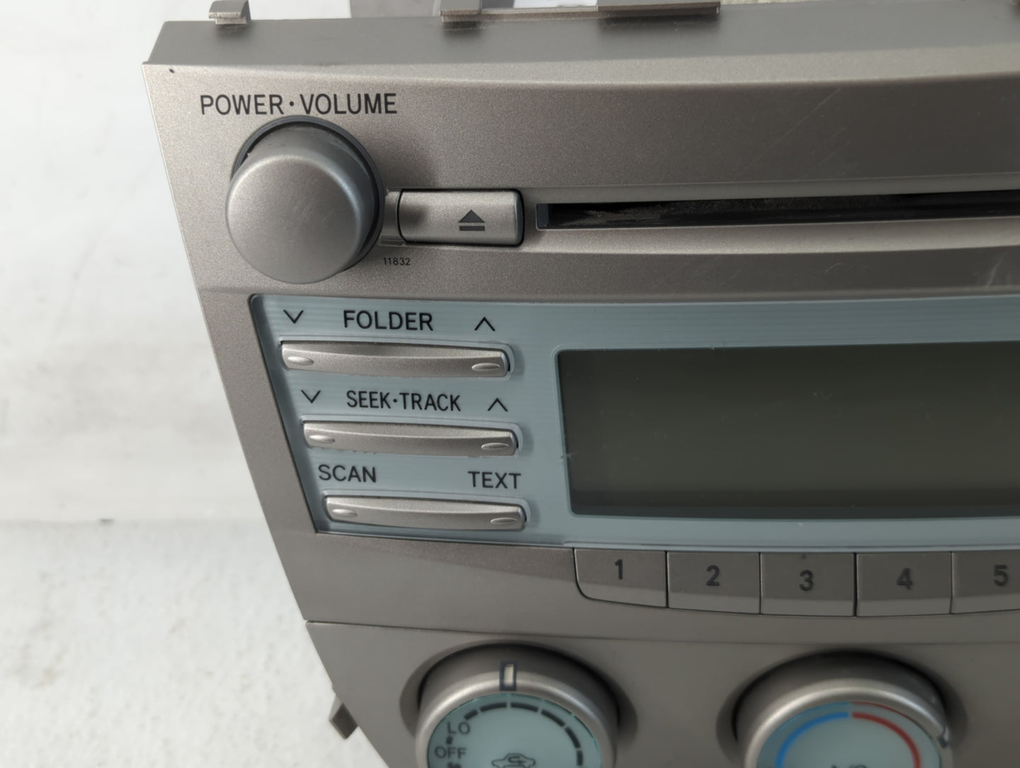 2007-2009 Toyota Camry Radio AM FM Cd Player Receiver Replacement P/N:86120-06181 Fits Fits 2007 2008 2009 OEM Used Auto Par