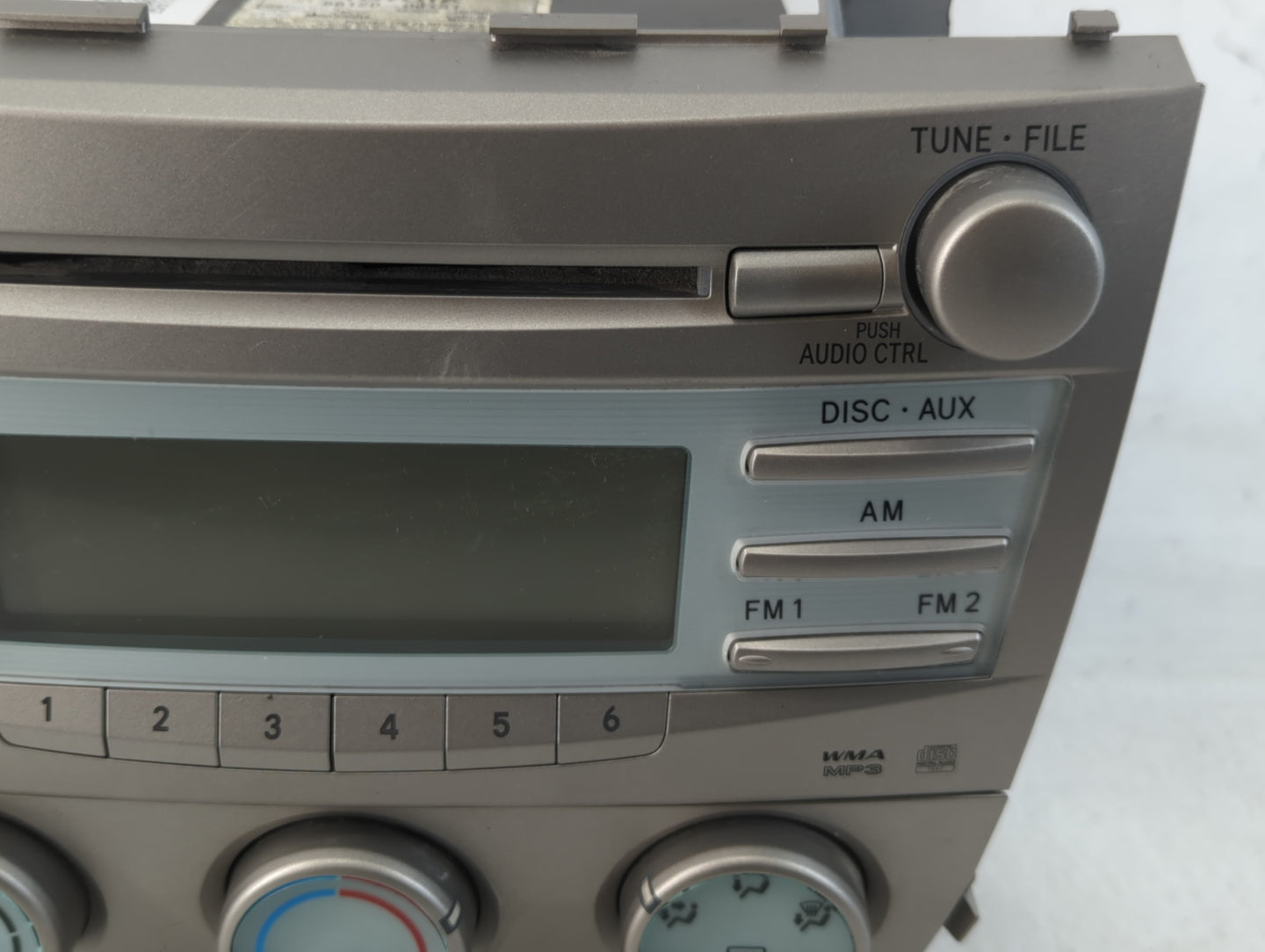 2007-2009 Toyota Camry Radio AM FM Cd Player Receiver Replacement P/N:86120-06181 Fits Fits 2007 2008 2009 OEM Used Auto Par