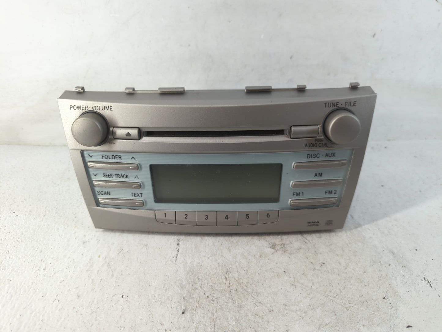 2007-2009 Toyota Camry Radio AM FM Cd Player Receiver Replacement P/N:86120-06182 Fits Fits 2007 2008 2009 OEM Used Auto Par