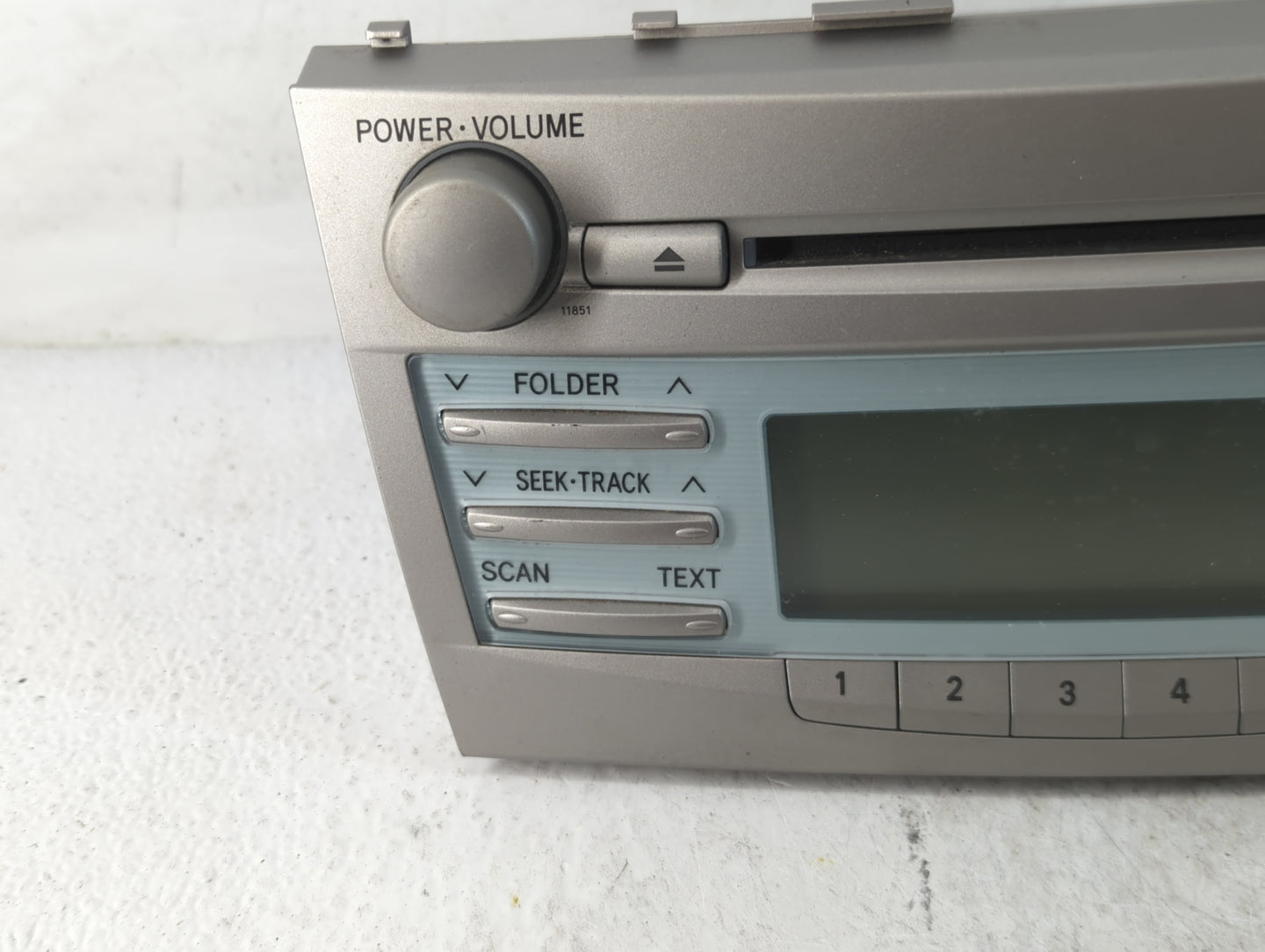 2007-2009 Toyota Camry Radio AM FM Cd Player Receiver Replacement P/N:86120-06182 Fits Fits 2007 2008 2009 OEM Used Auto Par