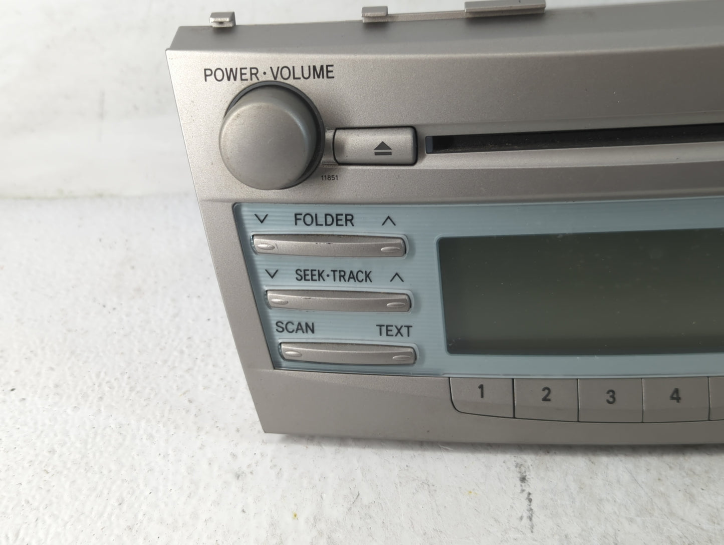 2007-2009 Toyota Camry Radio AM FM Cd Player Receiver Replacement P/N:86120-06182 Fits Fits 2007 2008 2009 OEM Used Auto Par