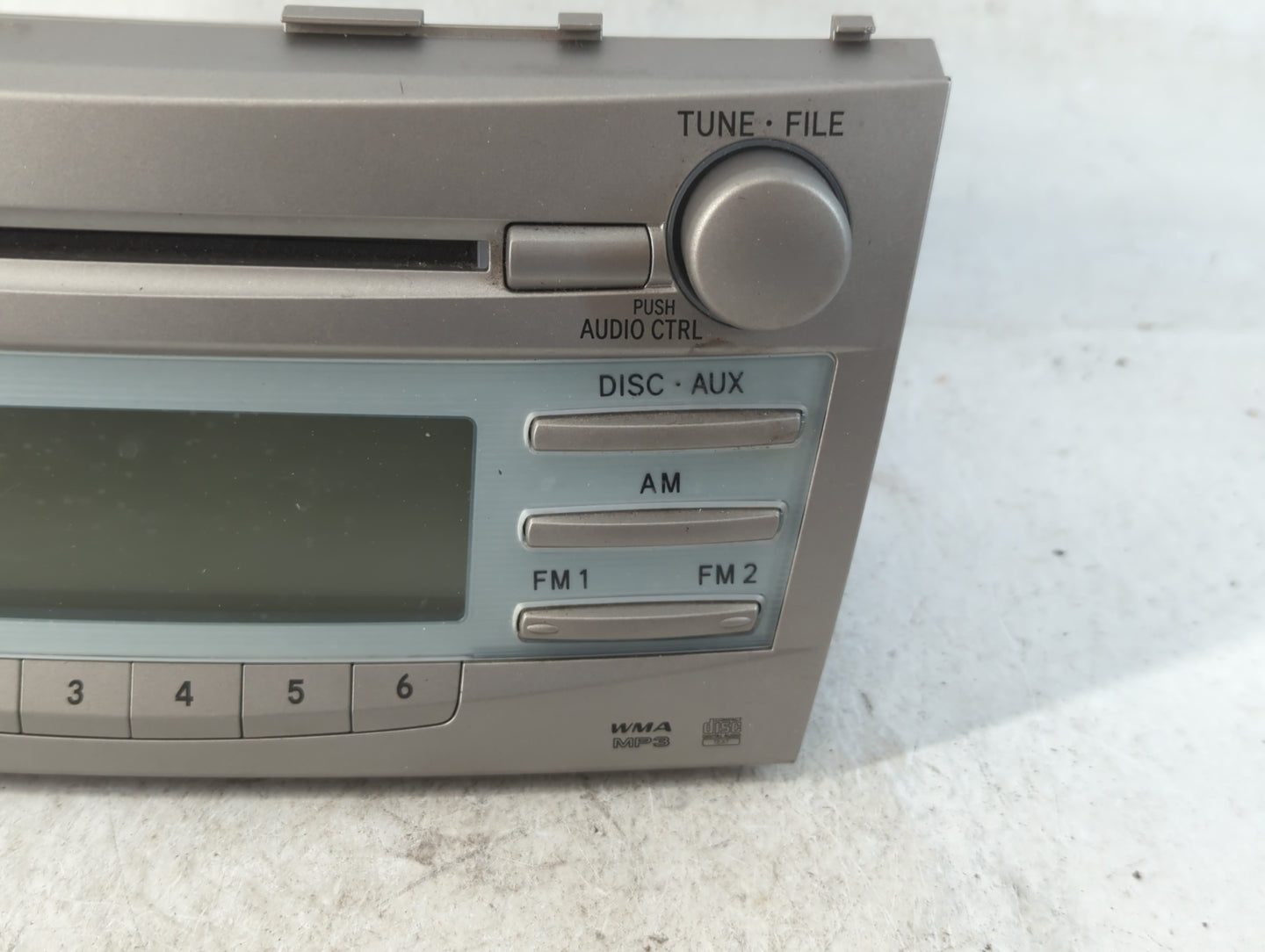 2007-2009 Toyota Camry Radio AM FM Cd Player Receiver Replacement P/N:86120-06182 Fits Fits 2007 2008 2009 OEM Used Auto Par
