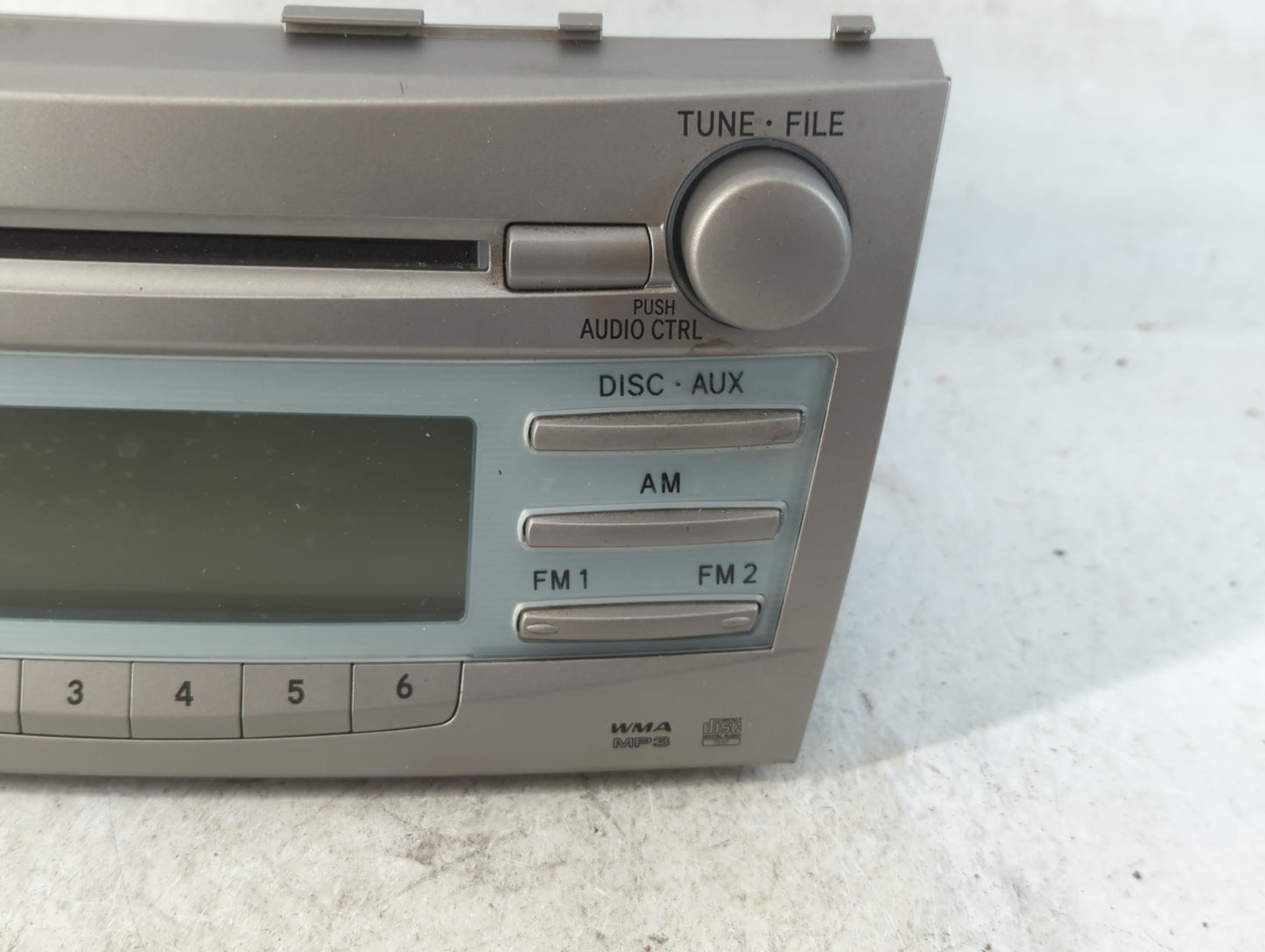 2007-2009 Toyota Camry Radio AM FM Cd Player Receiver Replacement P/N:86120-06182 Fits Fits 2007 2008 2009 OEM Used Auto Par