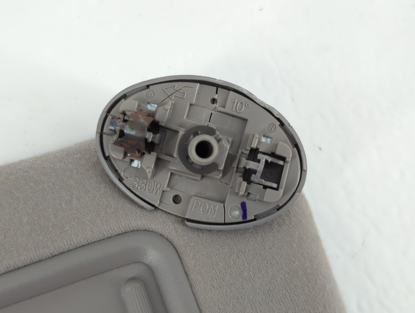 2007-2011 Toyota Camry Sun Visor Shade Replacement Passenger Right Mirror Fits Fits 2007 2008 2009 2010 2011 OEM Used Auto P