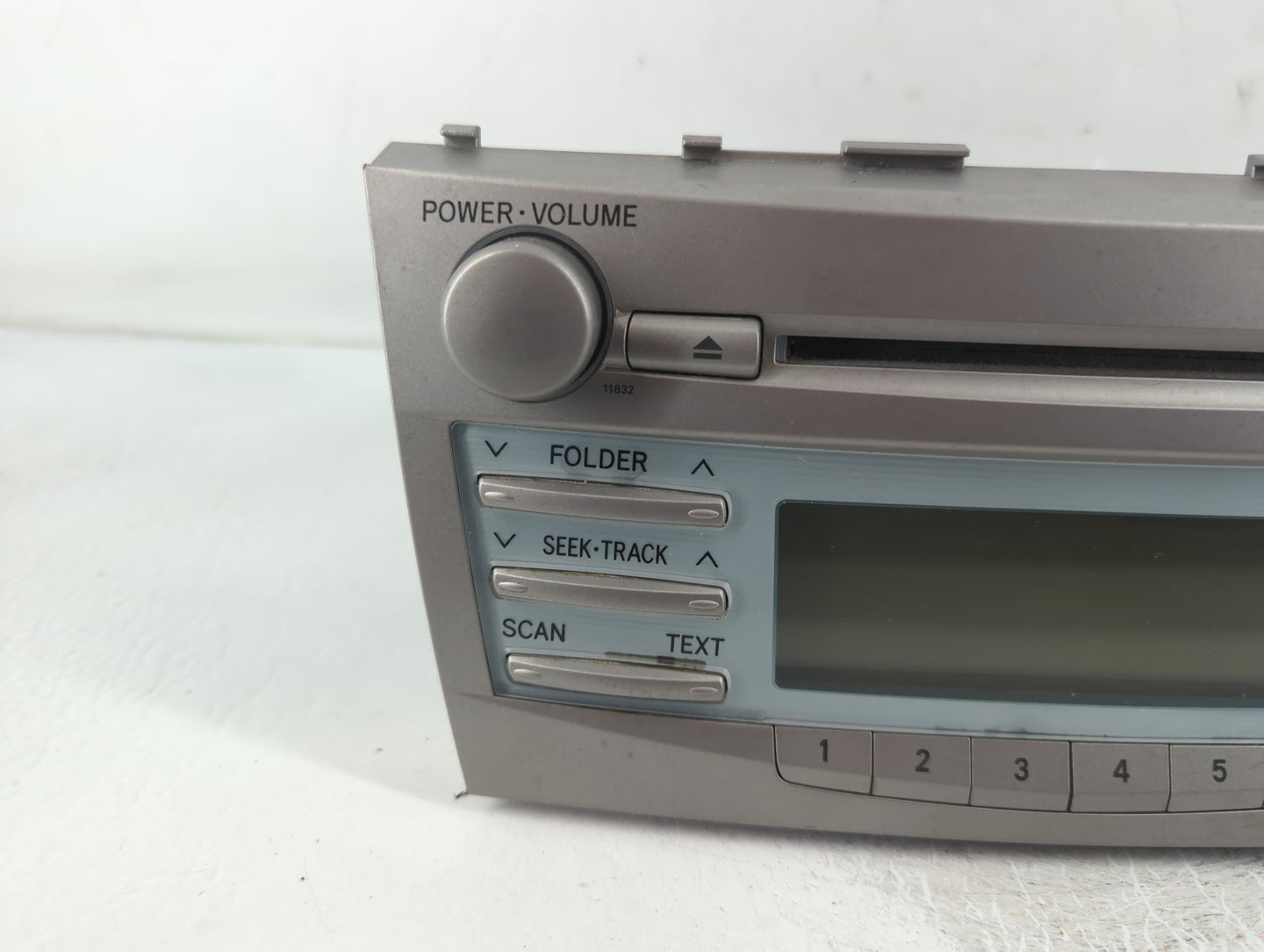 2007-2009 Toyota Camry Radio AM FM Cd Player Receiver Replacement P/N:86120-06181 Fits Fits 2007 2008 2009 OEM Used Auto Par
