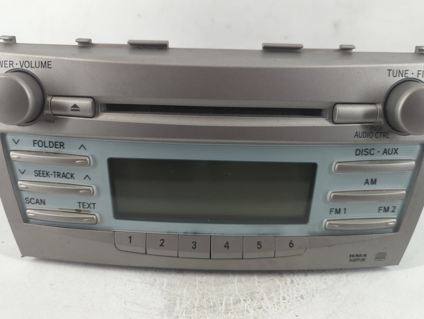 2007-2009 Toyota Camry Radio AM FM Cd Player Receiver Replacement P/N:86120-06181 Fits Fits 2007 2008 2009 OEM Used Auto Par