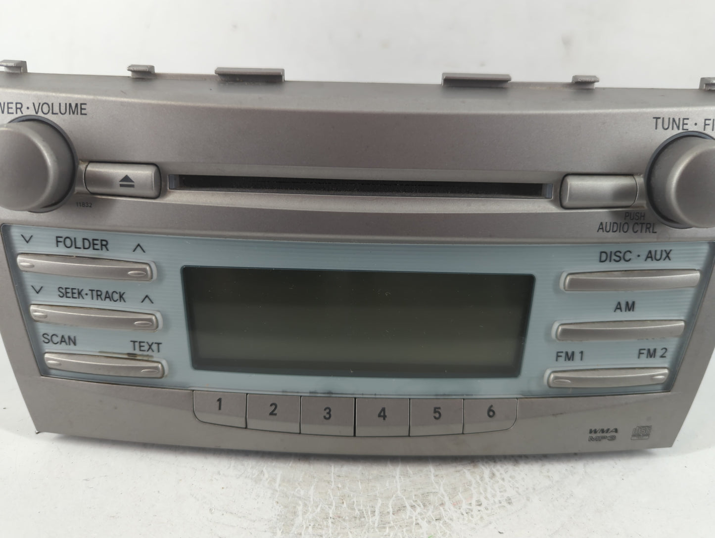 2007-2009 Toyota Camry Radio AM FM Cd Player Receiver Replacement P/N:86120-06181 Fits Fits 2007 2008 2009 OEM Used Auto Par
