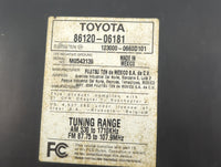 2007-2009 Toyota Camry Radio AM FM Cd Player Receiver Replacement P/N:86120-06181 Fits Fits 2007 2008 2009 OEM Used Auto Par