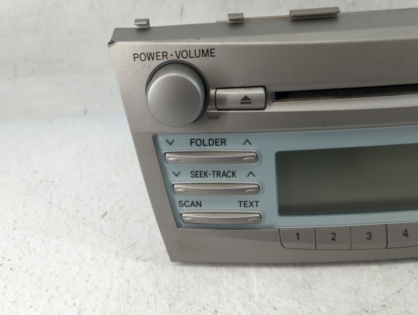 2007-2009 Toyota Camry Radio AM FM Cd Player Receiver Replacement P/N:86120-06181 Fits Fits 2007 2008 2009 OEM Used Auto Par