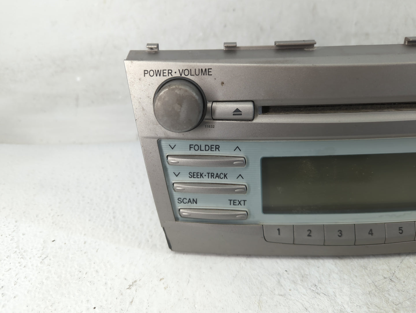 2007-2011 Toyota Camry Radio AM FM Cd Player Receiver Replacement P/N:86120-06181 Fits Fits 2007 2008 2009 2010 2011 OEM Use