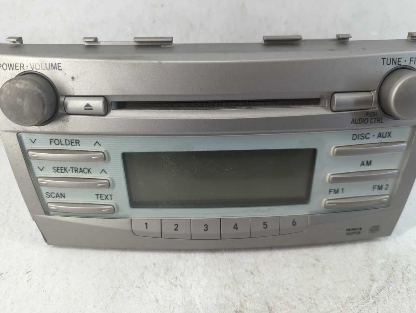 2007-2011 Toyota Camry Radio AM FM Cd Player Receiver Replacement P/N:86120-06181 Fits Fits 2007 2008 2009 2010 2011 OEM Use