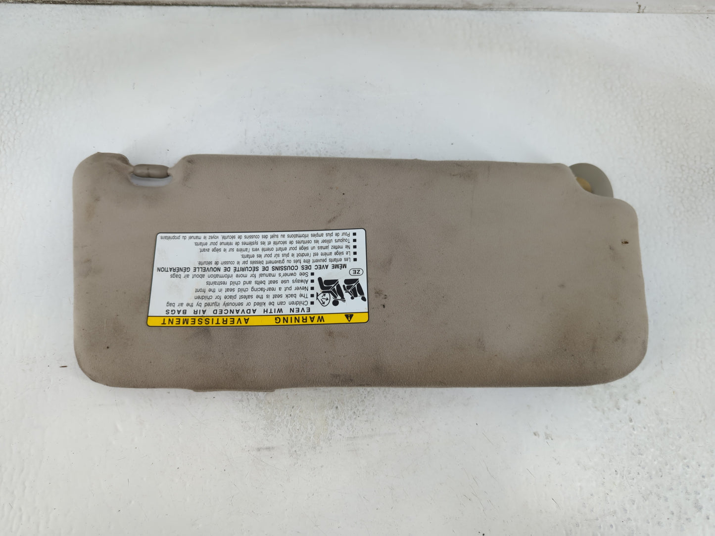 2007-2011 Toyota Camry Sun Visor Shade Replacement Driver Left Mirror Fits Fits 2007 2008 2009 2010 2011 OEM Used Auto Parts