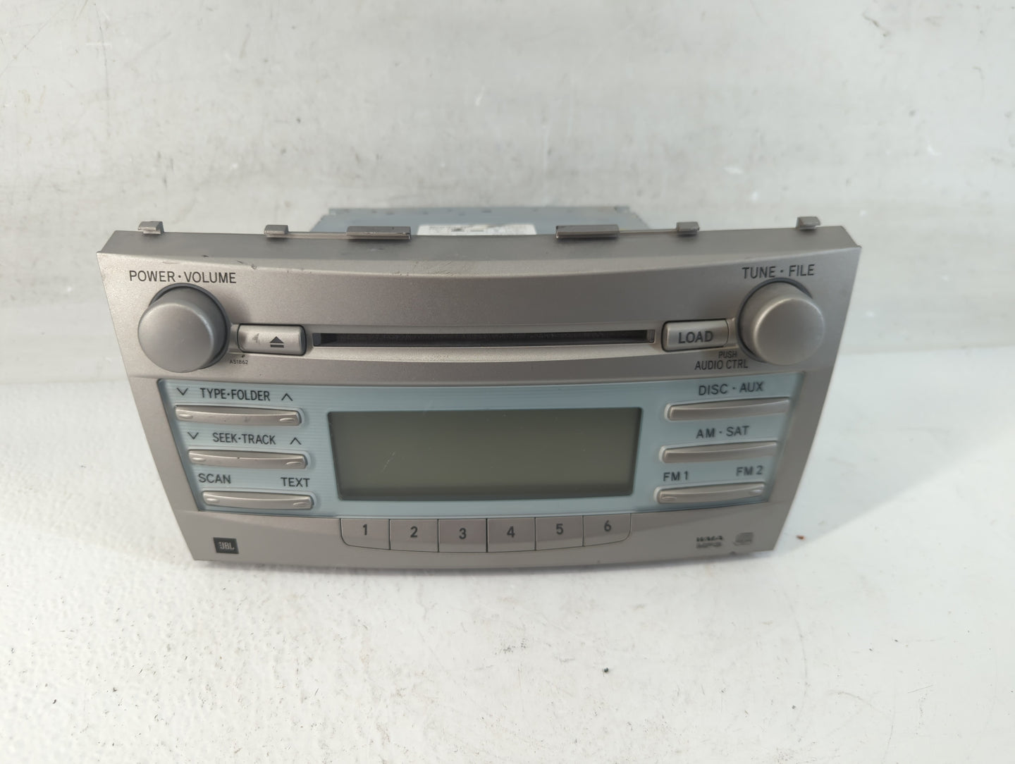 2007-2009 Toyota Camry Radio AM FM Cd Player Receiver Replacement P/N:85120-06191 Fits Fits 2007 2008 2009 OEM Used Auto Par
