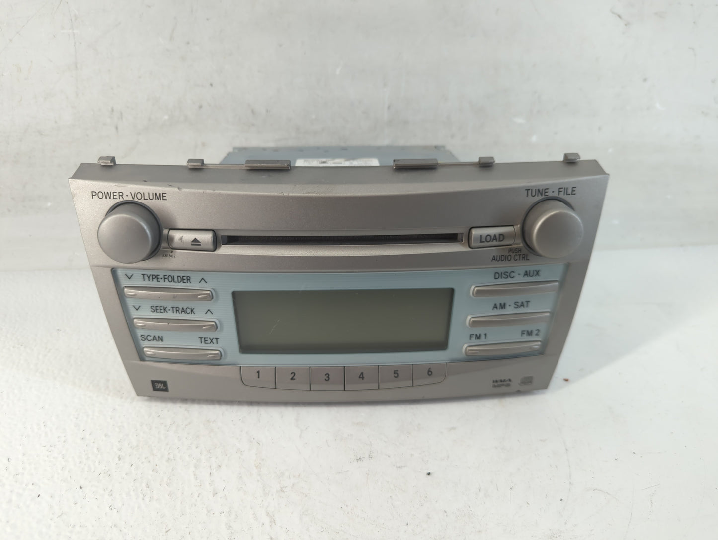 2007-2009 Toyota Camry Radio AM FM Cd Player Receiver Replacement P/N:85120-06191 Fits Fits 2007 2008 2009 OEM Used Auto Par