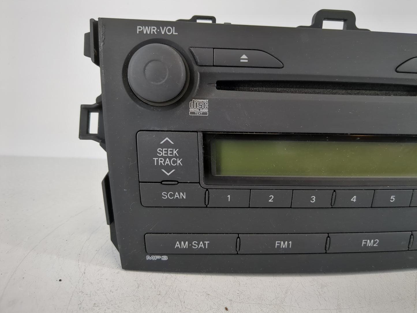 2009 Toyota Corolla Radio AM FM Cd Player Receiver Replacement P/N:86120-12B40 Fits OEM Used Auto Parts - Oemusedautoparts1.