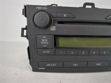 2009 Toyota Corolla Radio AM FM Cd Player Receiver Replacement P/N:86120-12B40 Fits OEM Used Auto Parts
