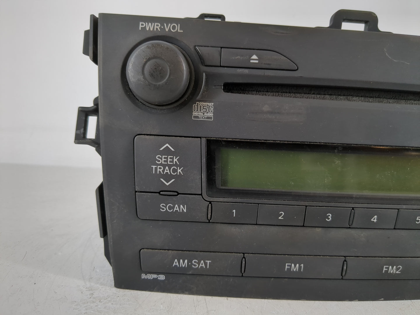 2009 Toyota Corolla Radio AM FM Cd Player Receiver Replacement P/N:86120-12B30 Fits OEM Used Auto Parts - Oemusedautoparts1.