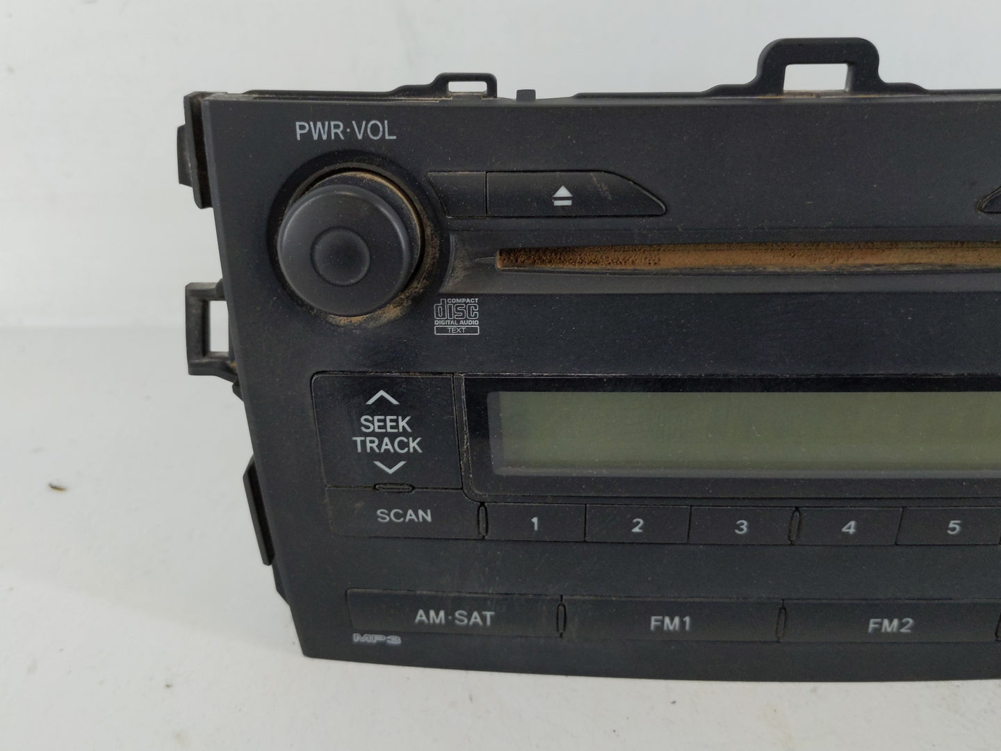 2009 Toyota Corolla Radio AM FM Cd Player Receiver Replacement P/N:86120-02750 Fits OEM Used Auto Parts - Oemusedautoparts1.