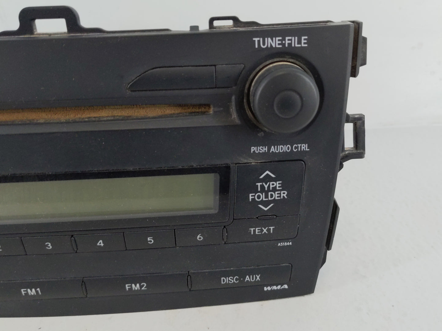 2009 Toyota Corolla Radio AM FM Cd Player Receiver Replacement P/N:86120-02750 Fits OEM Used Auto Parts - Oemusedautoparts1.