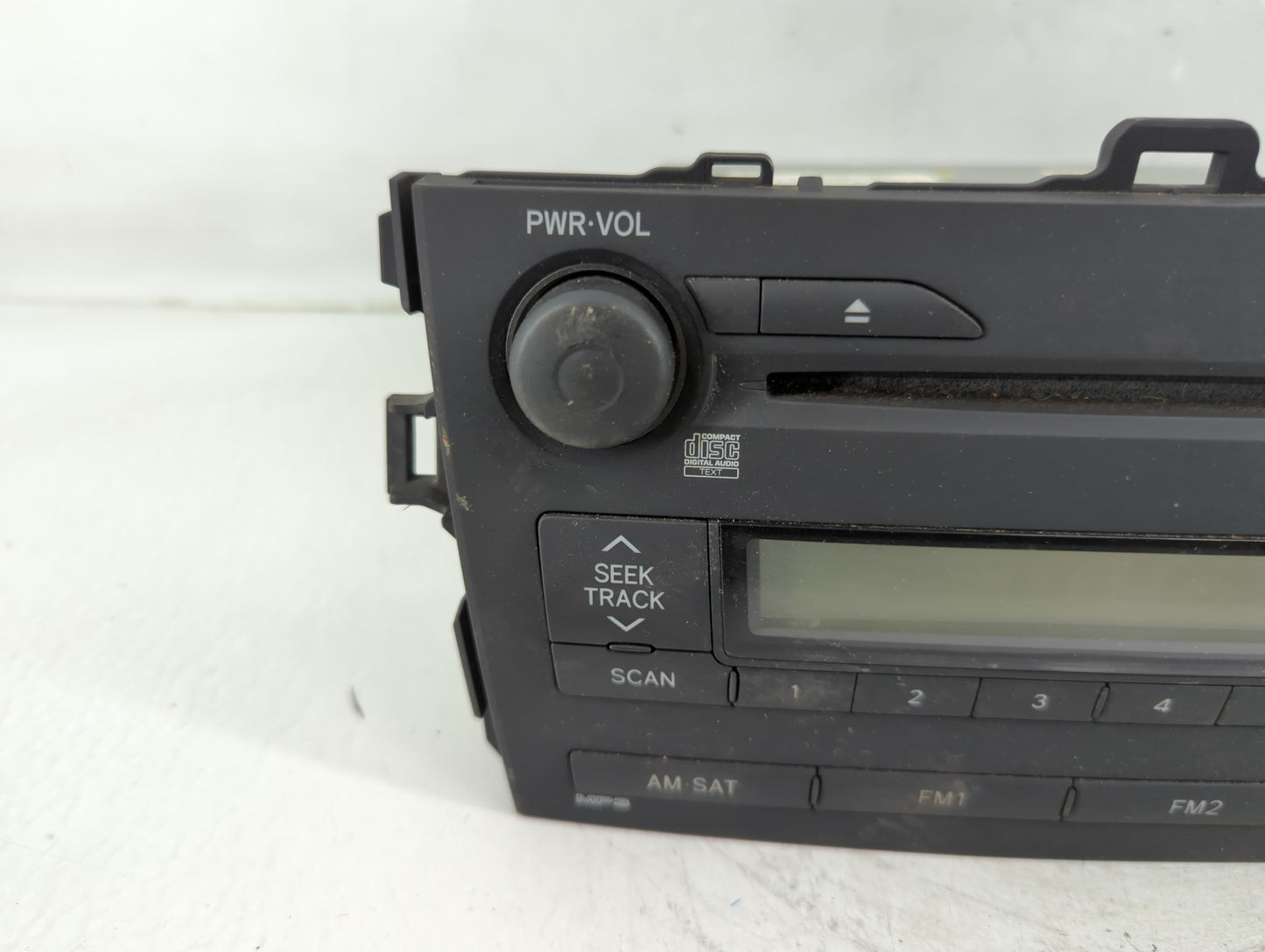 2009 Toyota Corolla Radio AM FM Cd Player Receiver Replacement P/N:86120-12B40 Fits OEM Used Auto Parts - Oemusedautoparts1.