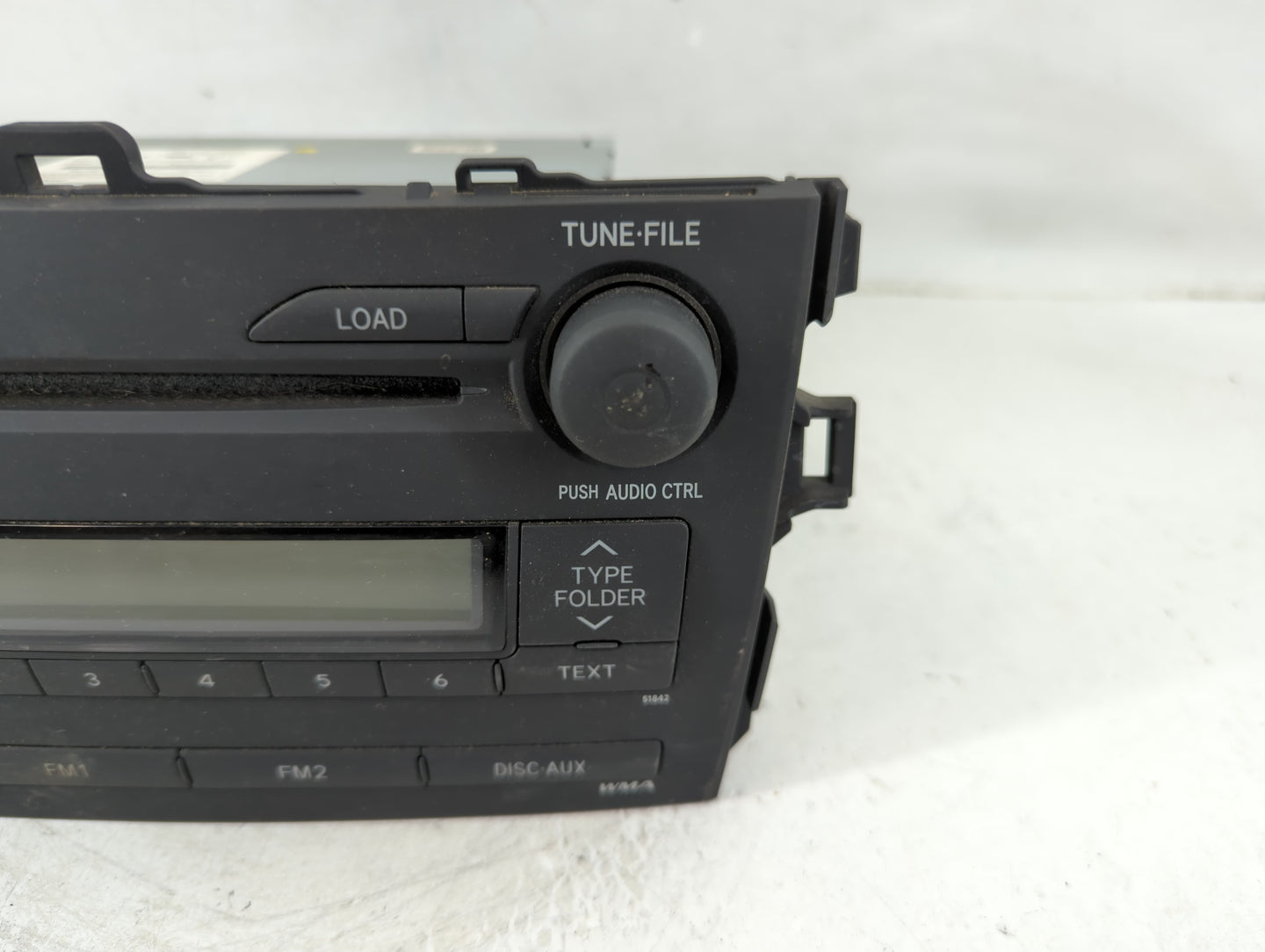 2009 Toyota Corolla Radio AM FM Cd Player Receiver Replacement P/N:86120-12B40 Fits OEM Used Auto Parts - Oemusedautoparts1.