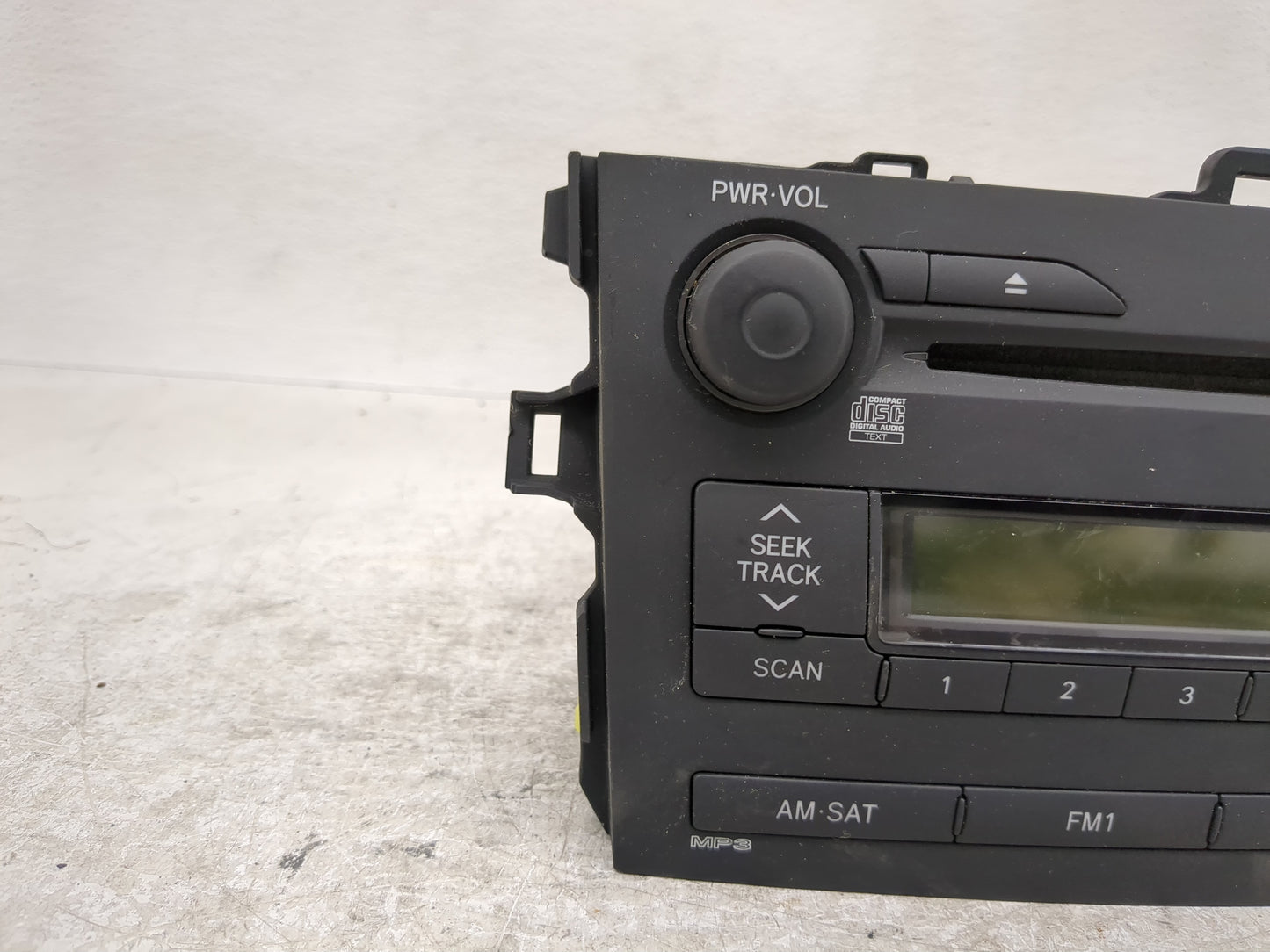 2009 Toyota Corolla Radio AM FM Cd Player Receiver Replacement Fits OEM Used Auto Parts - Oemusedautoparts1.com