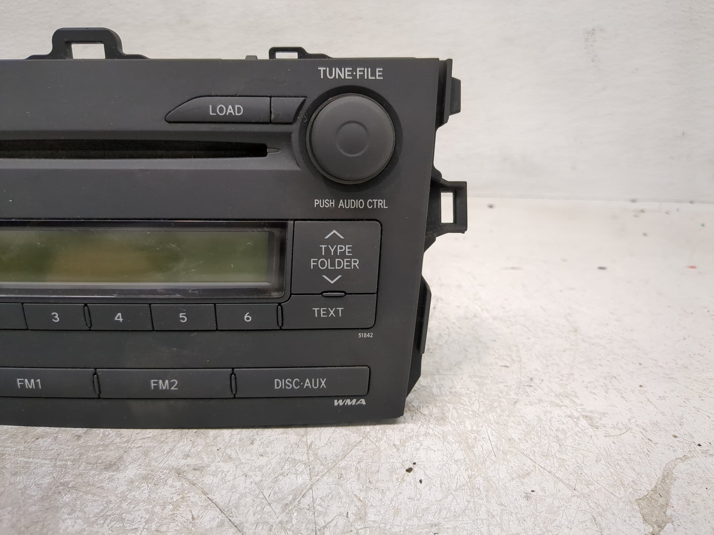 2009 Toyota Corolla Radio AM FM Cd Player Receiver Replacement Fits OEM Used Auto Parts - Oemusedautoparts1.com