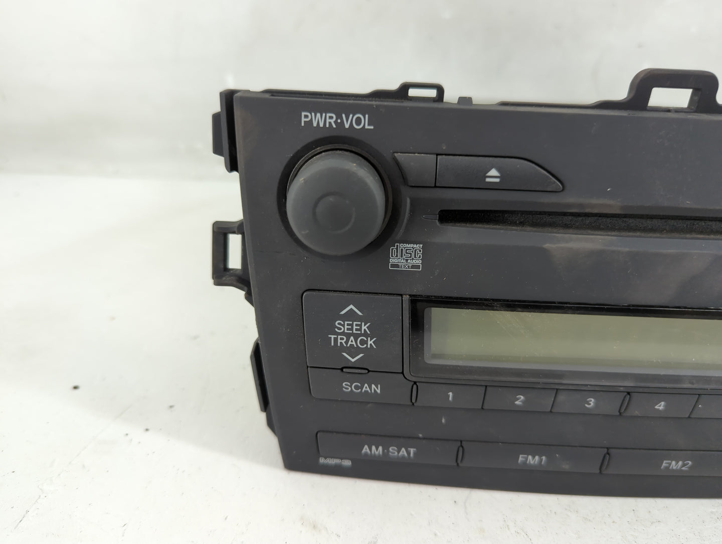 2009 Toyota Corolla Radio AM FM Cd Player Receiver Replacement P/N:86120-12B40 Fits OEM Used Auto Parts - Oemusedautoparts1.