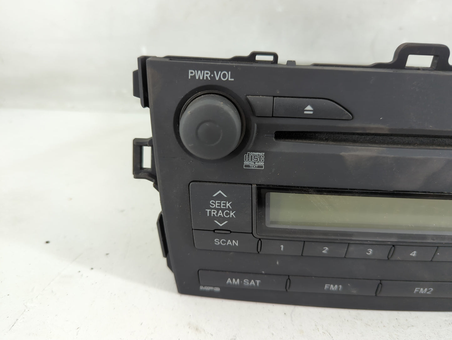 2009 Toyota Corolla Radio AM FM Cd Player Receiver Replacement P/N:86120-12B40 Fits OEM Used Auto Parts - Oemusedautoparts1.