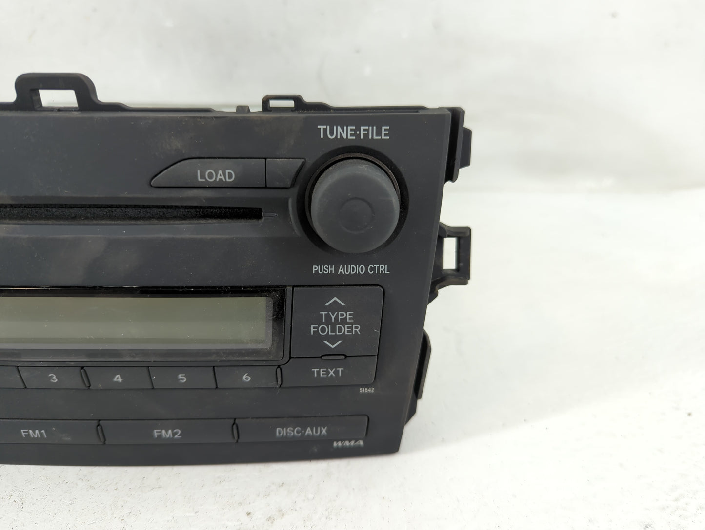 2009 Toyota Corolla Radio AM FM Cd Player Receiver Replacement P/N:86120-12B40 Fits OEM Used Auto Parts - Oemusedautoparts1.