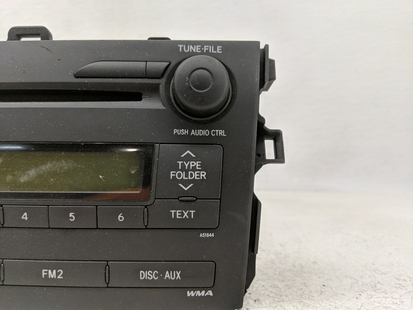 2009 Toyota Corolla Radio AM FM Cd Player Receiver Replacement P/N:86120-02750 Fits OEM Used Auto Parts - Oemusedautoparts1.