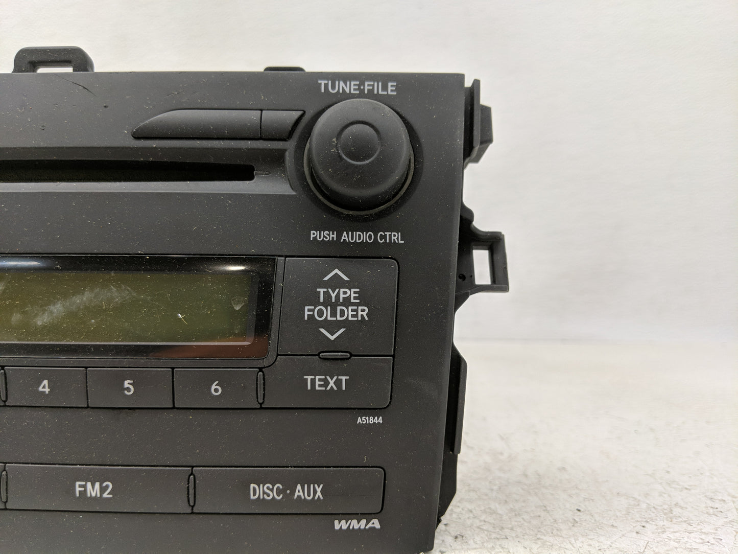 2009 Toyota Corolla Radio AM FM Cd Player Receiver Replacement P/N:86120-02750 Fits OEM Used Auto Parts - Oemusedautoparts1.