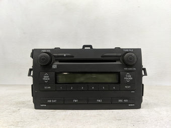 compare product 2009 Toyota Corolla Radio AM FM Cd Player Receiver Replacement P/N:86120-02750 Fits OEM Used Auto Parts