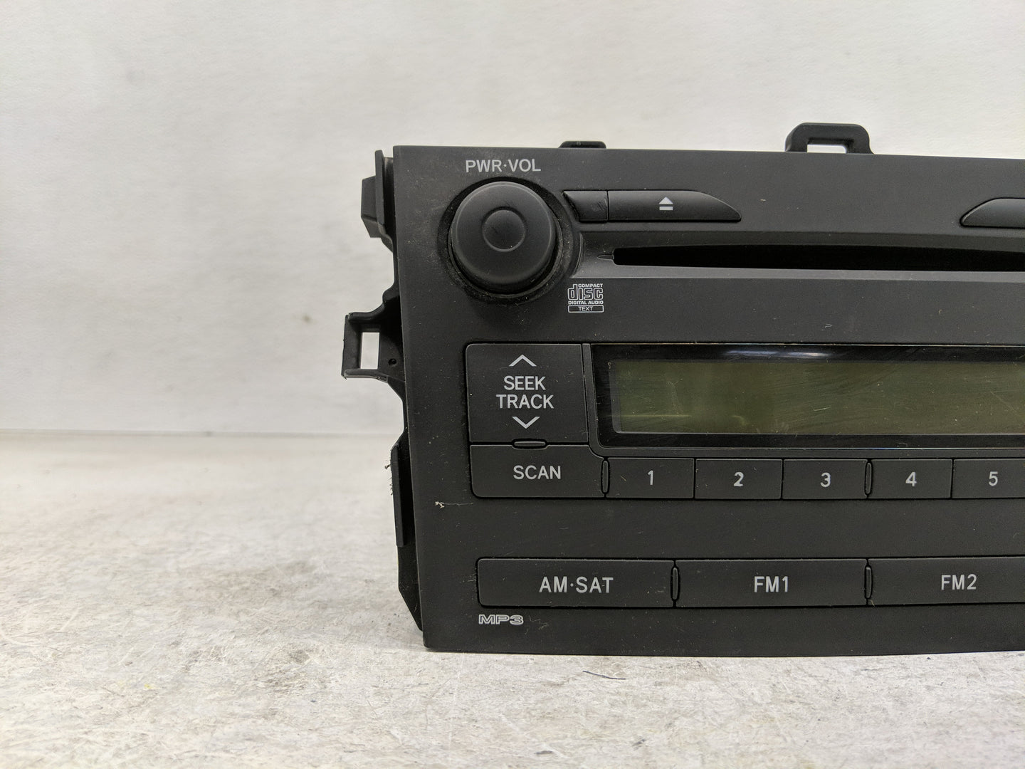 2009 Toyota Corolla Radio AM FM Cd Player Receiver Replacement P/N:86120-02750 Fits OEM Used Auto Parts - Oemusedautoparts1.