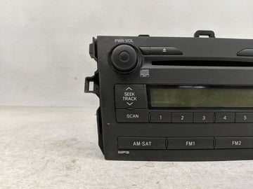 2009 Toyota Corolla Radio AM FM Cd Player Receiver Replacement P/N:86120-02750 Fits OEM Used Auto Parts