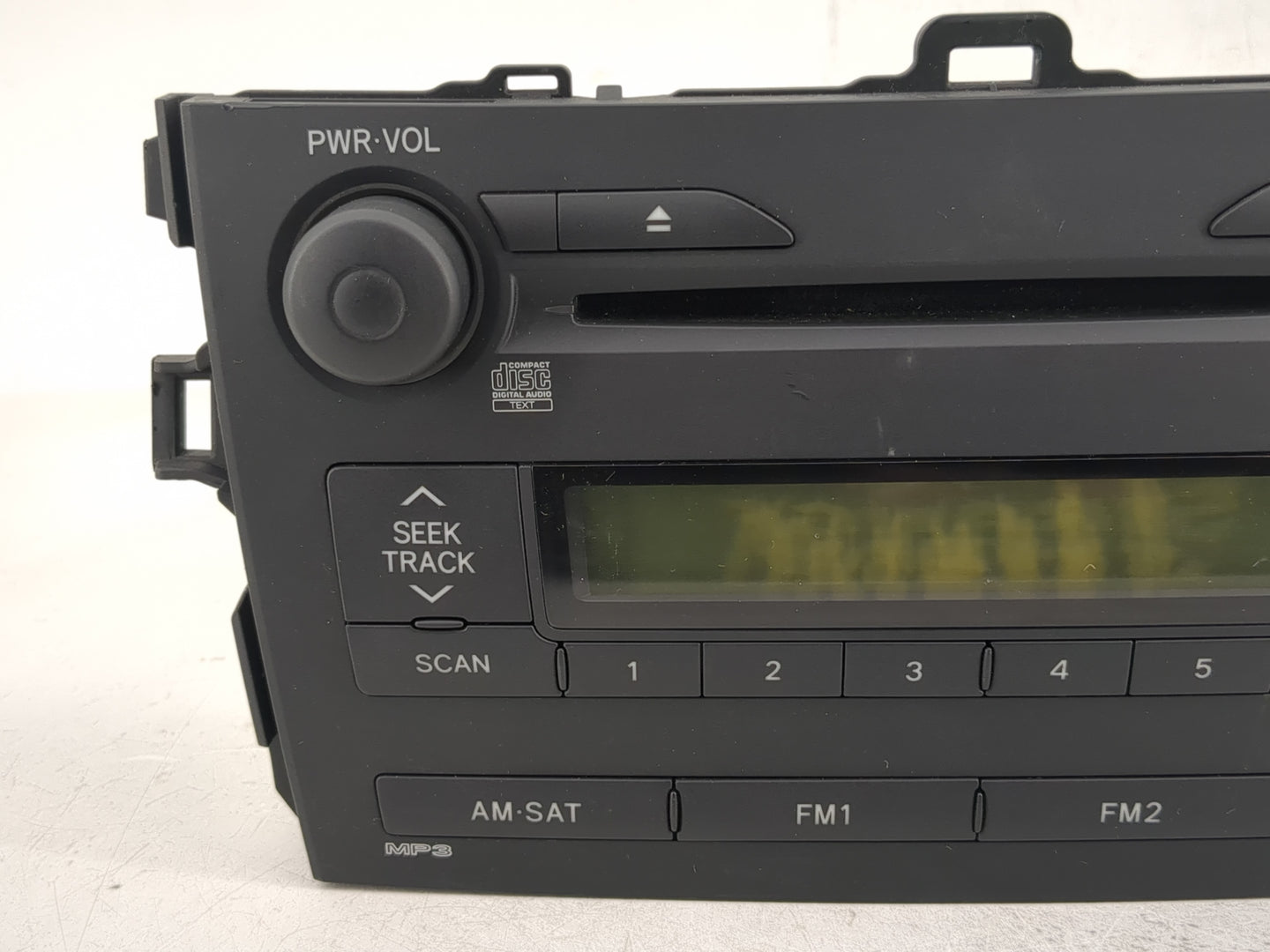 2009 Toyota Corolla Radio AM FM Cd Player Receiver Replacement P/N:86120-02770 Fits OEM Used Auto Parts - Oemusedautoparts1.