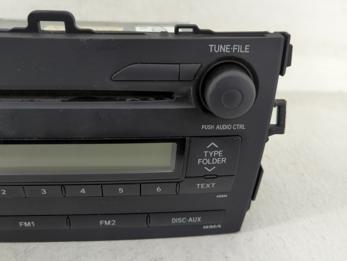 2009 Toyota Corolla Radio AM FM Cd Player Receiver Replacement P/N:86120-02750 Fits OEM Used Auto Parts - Oemusedautoparts1.