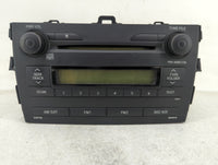 2009 Toyota Corolla Radio AM FM Cd Player Receiver Replacement P/N:86120-02750 Fits OEM Used Auto Parts - Oemusedautoparts1.